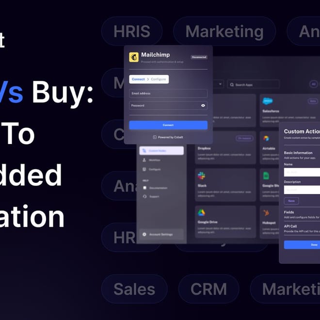 Image of: Build vs. Buy: A Guide to Embedded Integrations